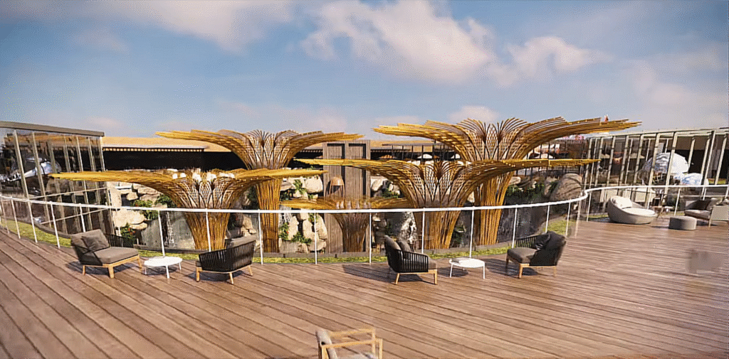 Discover the future Morocco Mall Marrakech: 135,000 sqm of shopping, luxury, gastronomy, and leisure. Get ready to explore the must-visit destination of 2025.