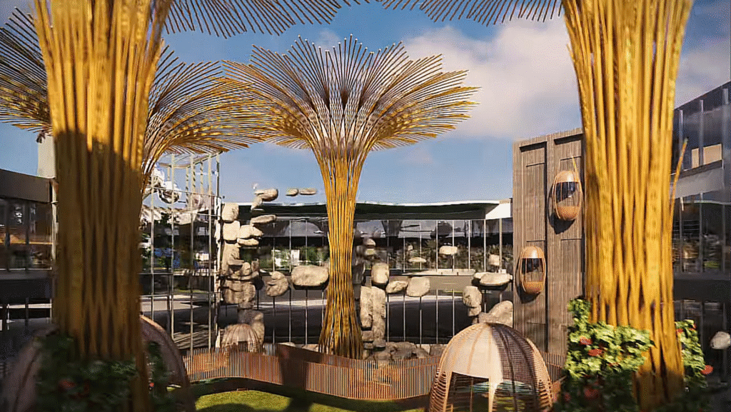 Discover the future Morocco Mall Marrakech: 135,000 sqm of shopping, luxury, gastronomy, and leisure. Get ready to explore the must-visit destination of 2025.